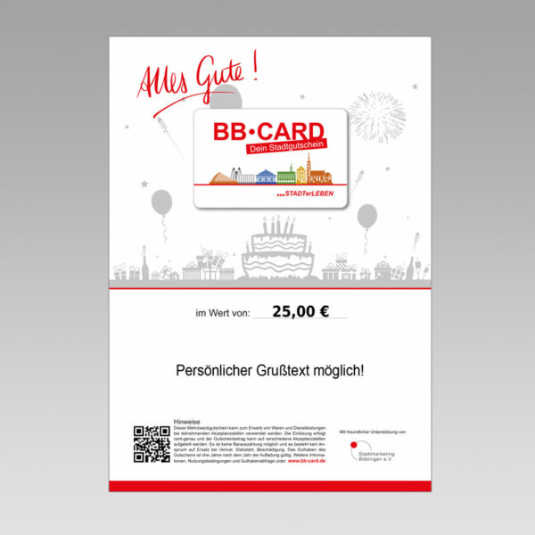 BB-Card Alles Gute